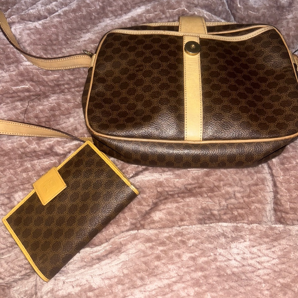 Authentic Celine w/ COA wallet & bag combo